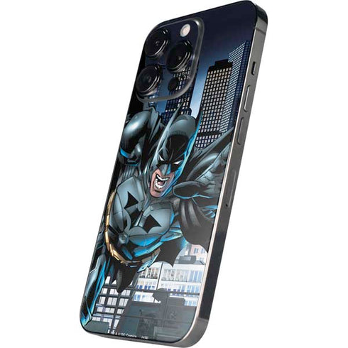 DC Comics Batman Dark Knight Comic Art Action Pose iPhone 14 Pro Skin